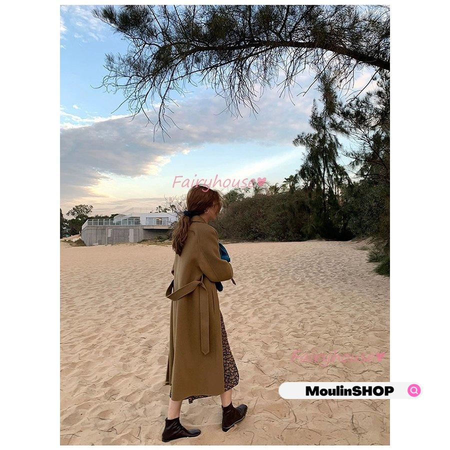 ステンカラーコート レディース 秋冬 40代 黒 チェスターコート ロング丈 ラシャコート オーバー 韓国風 アウター 通勤 着痩せ オシャレ ゆったり 大人上品 ステンカラーコート レディース 秋冬 40代 黒 チェスターコート ロング丈 ラシャコート オーバー 韓国風 アウター 通勤 着痩せ オシャレ ゆったり 大人上品