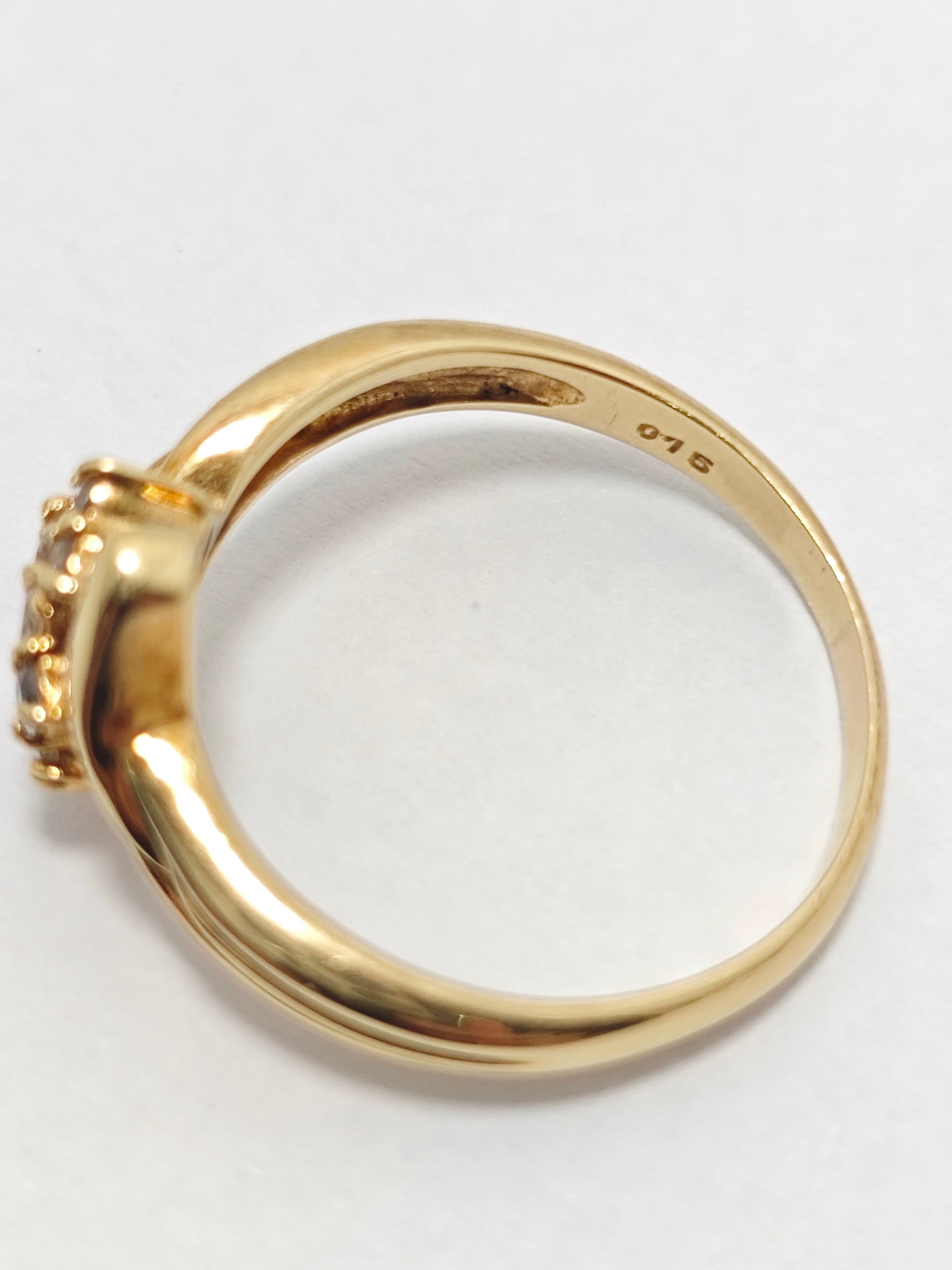 ジュエリーマキ リング 指輪 ダイヤモンド 0.15ct 　K18 ジュエリー　誕生日　プレゼント　ゴールド　メンズ レディース Gold 金