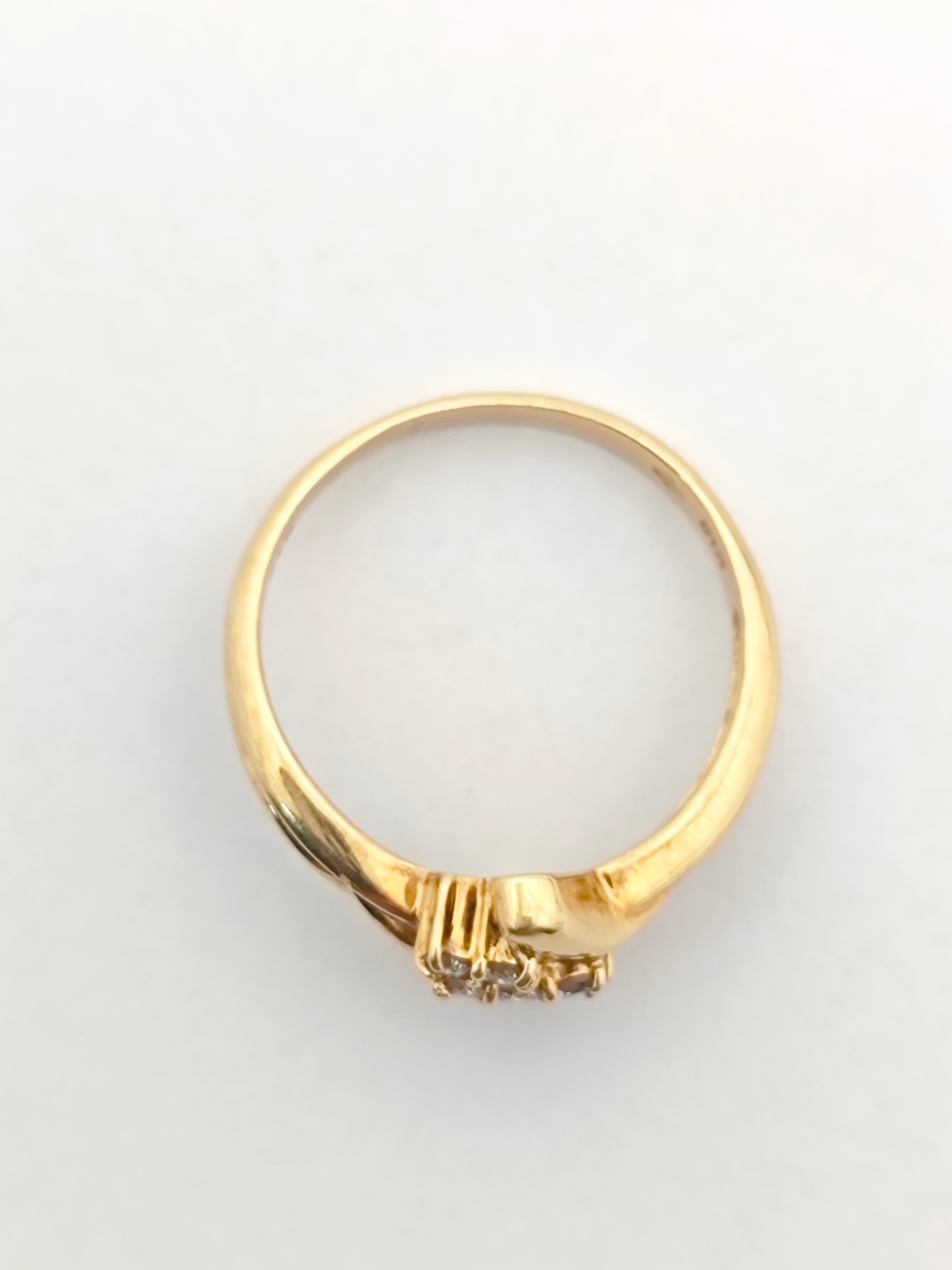 ジュエリーマキ リング 指輪 ダイヤモンド 0.15ct 　K18 ジュエリー　誕生日　プレゼント　ゴールド　メンズ レディース Gold 金