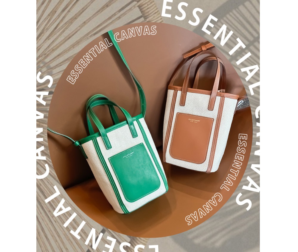 [送料無料] JILLSTUART ポケット 縦型マイクロキャンバスバッグ 送料無料] JILLSTUART ポケット 縦型マイクロキャンバスバッグ