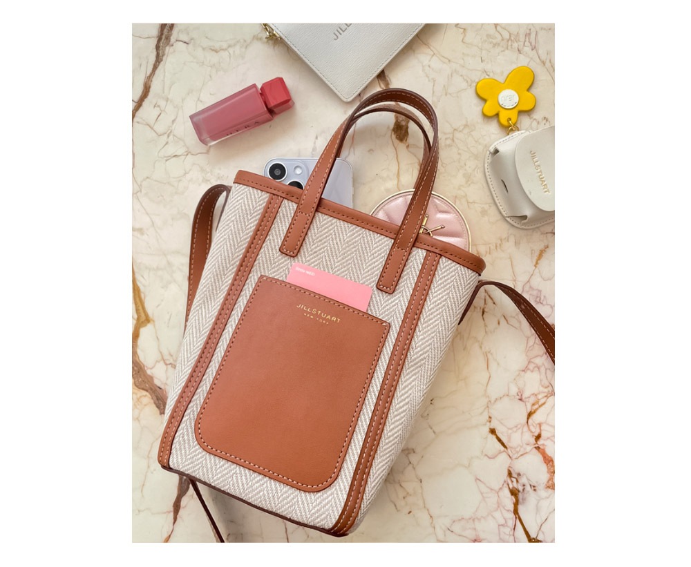 [送料無料] JILLSTUART ポケット 縦型マイクロキャンバスバッグ 送料無料] JILLSTUART ポケット 縦型マイクロキャンバスバッグ