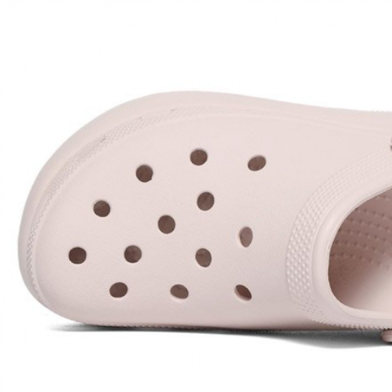 クロックスウィメンズクラシッククラッシュクロッグクォーツピンク 207521-6UR