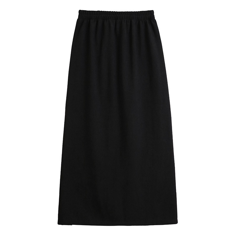 【J.Fashion】 上下セット 裏起毛 花飾り スカートセット 肩パッド付き おしゃれ レディース セットアップ 関連商品購入可能 メガ割