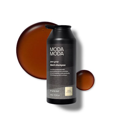 モダモダ　ゼログレー　ブラックシャンプー　 300g 2本 +α MODAMODA Zero Gray Black Shampoo 10 300g Double Pack | OLIVE
