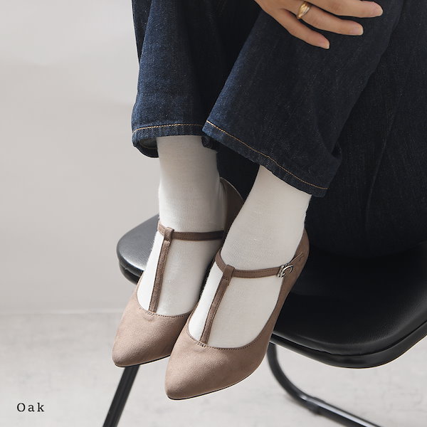 Qoo10] パンプス ストラップ Tストラップ レデ