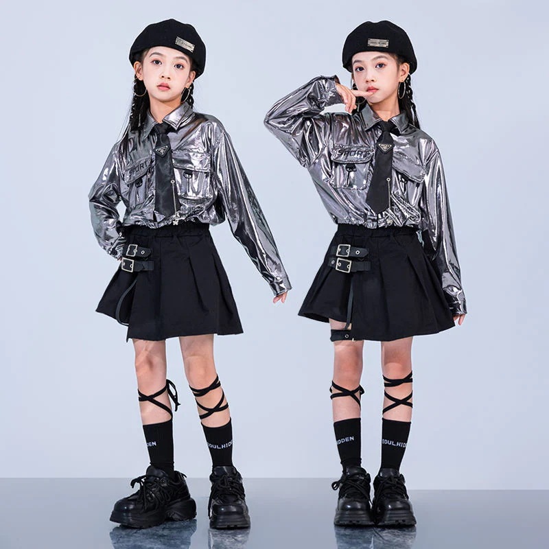 【97% 好評価率】児童街舞潮服少年合唱公演服男児潮クールスパンコールhiphop街舞潮服