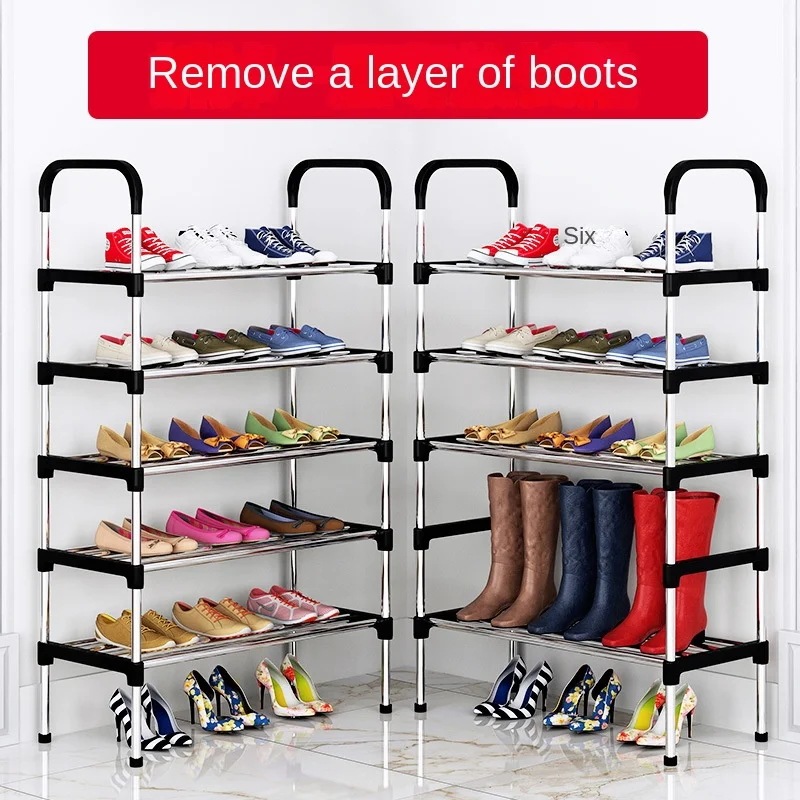 シンプルな金属製の靴ラック,収納ボックス,靴キャビネット,マルチレベルのドアフレーム シンプルな金属製の靴ラック,収納ボックス,靴キャビネット,マルチレベルのドアフレーム