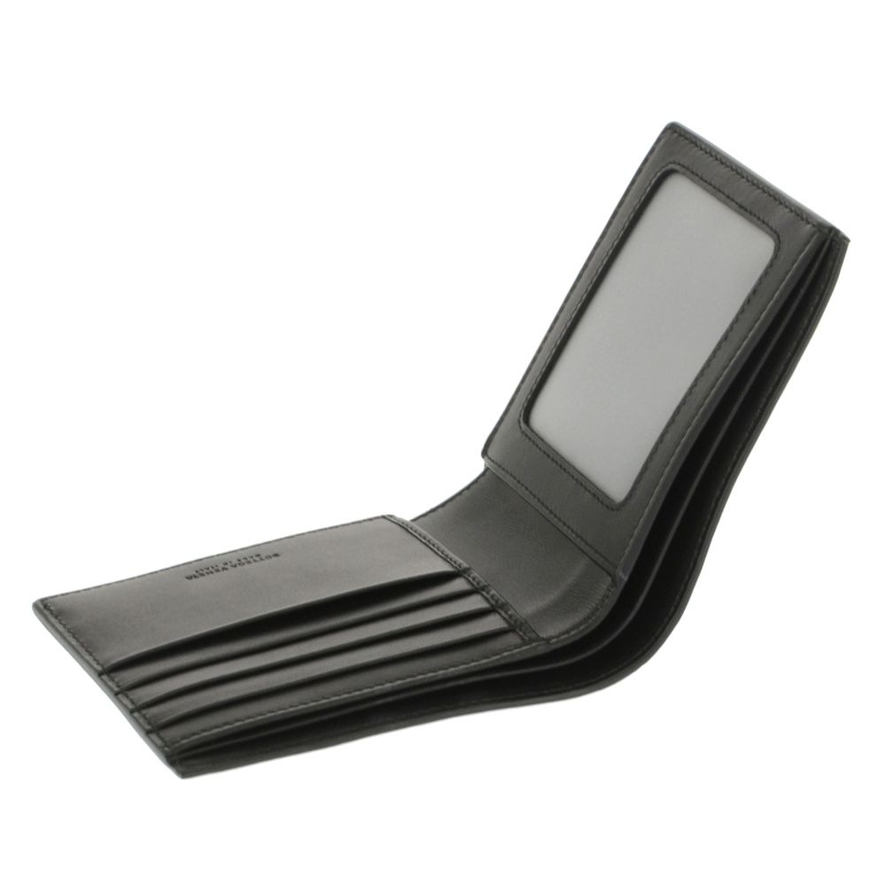 138625-V4651-1000 二折財布イントレチャートレザー ブラック 138625-V4651-1000 二折財布イントレチャートレザー ブラック