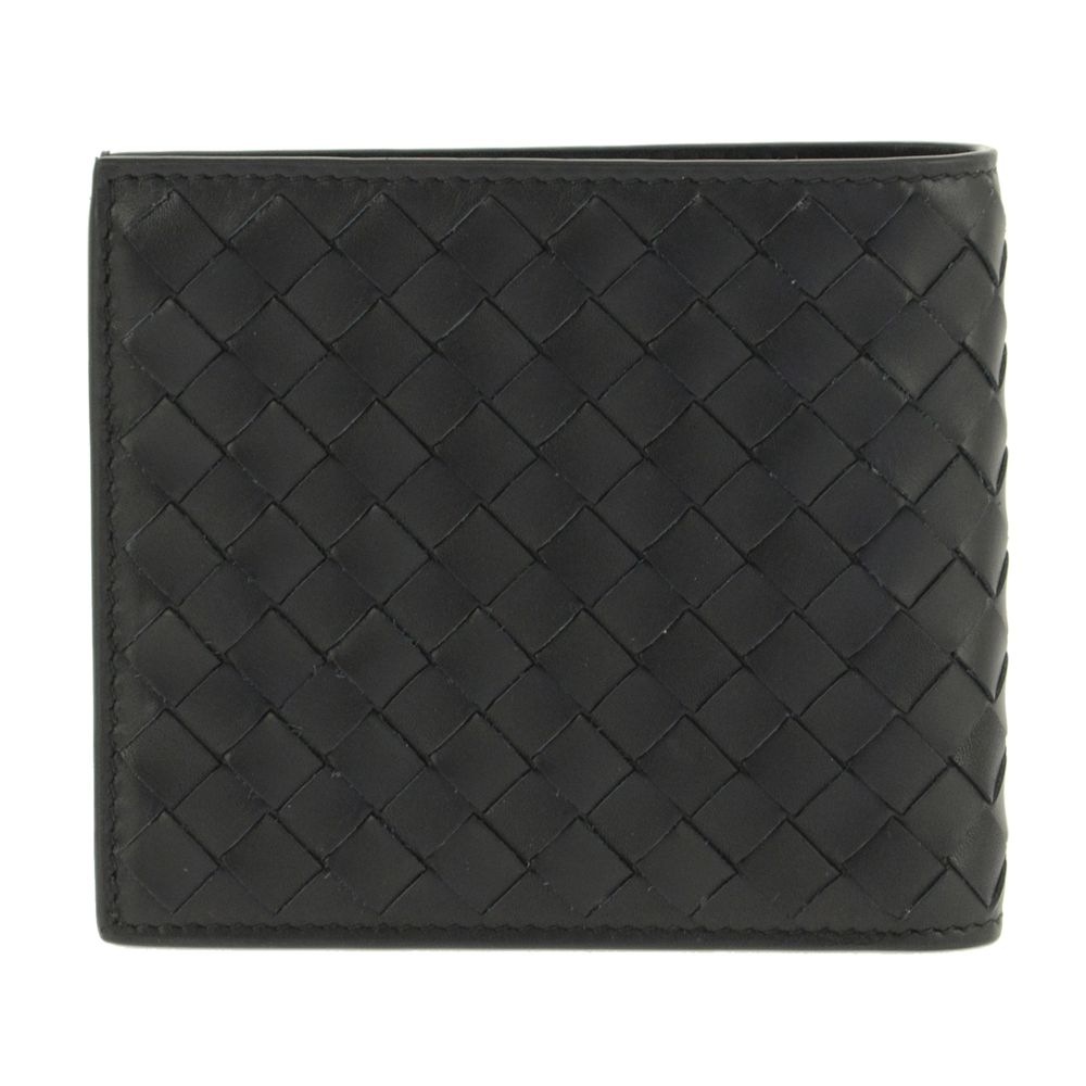 138625-V4651-1000 二折財布イントレチャートレザー ブラック 138625-V4651-1000 二折財布イントレチャートレザー ブラック