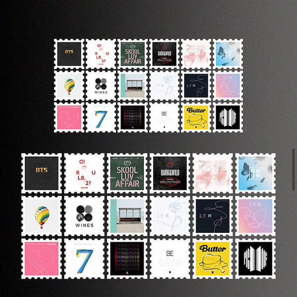 Qoo10] BTS Proof アルバム スタンプ