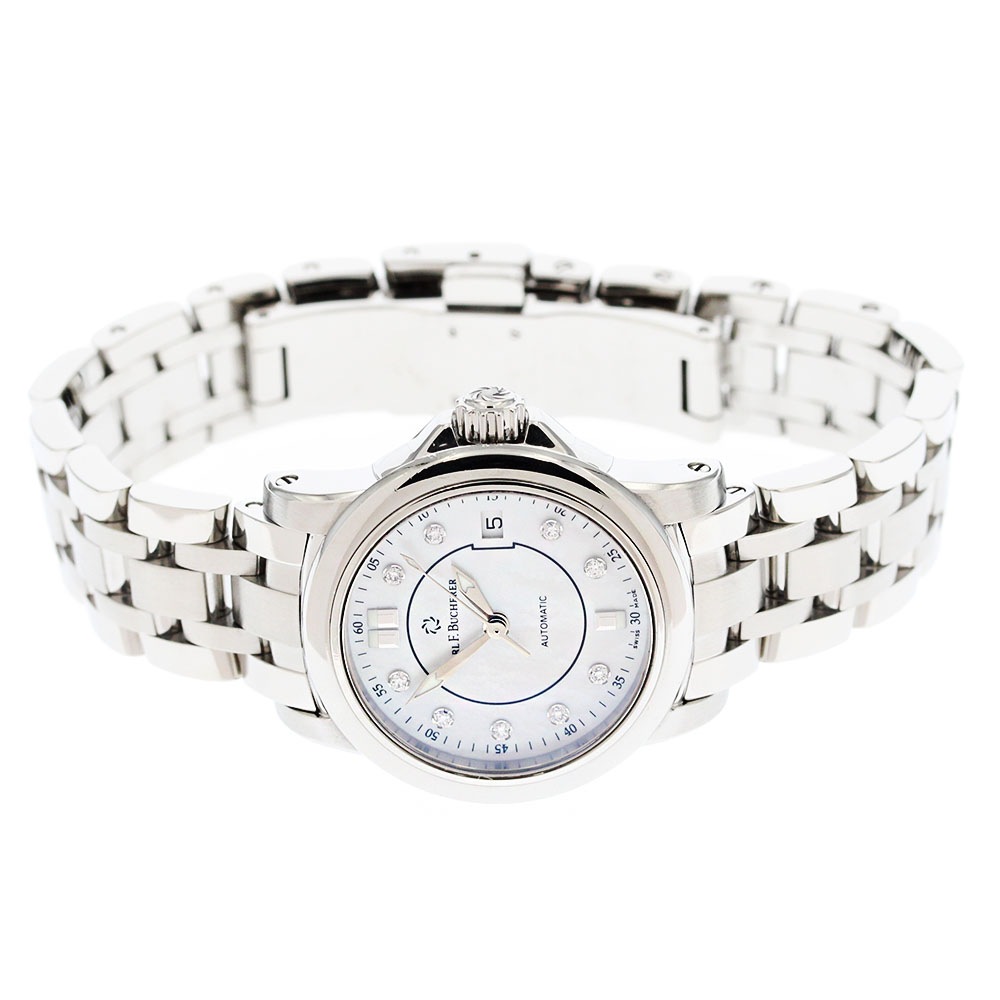 カール F.ブヘラ CARL F.BUCHERER 10621.08 パトラビ 9Pダイヤ 自動巻き レディース _871503【中古】
