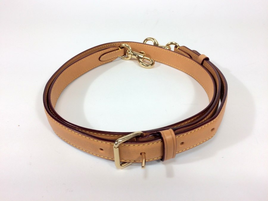 ショルダーバッグ シグネチャー キャンバスレザー ネイビー 中古品