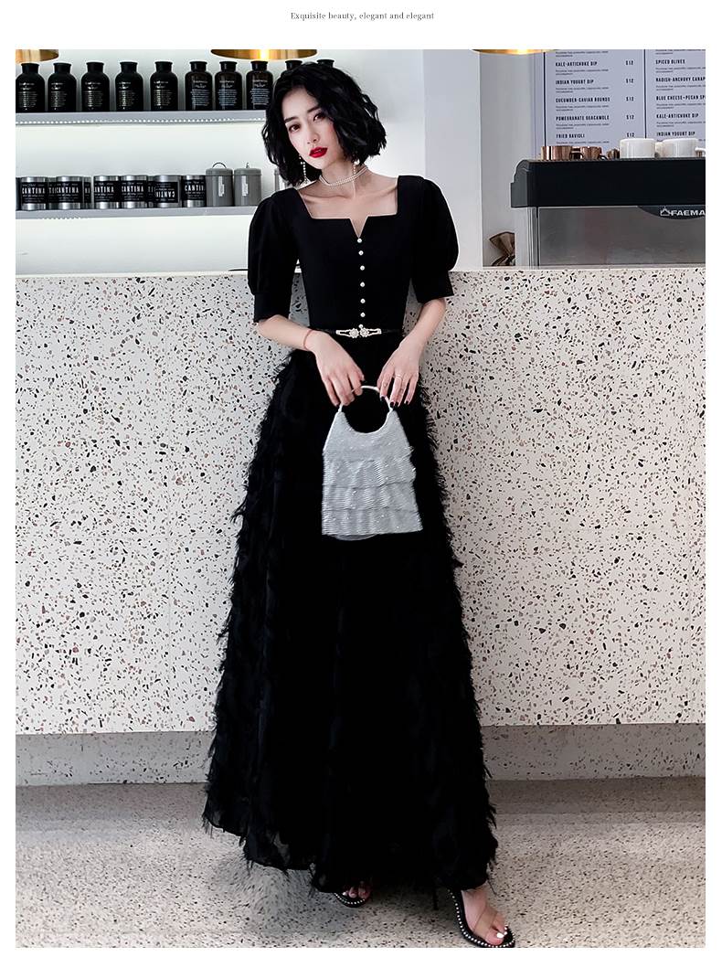 【NEWカラー追加】今だけ!在庫処分大特価! 個性的 パーティードレス ロング 黒 かっこいい 半袖 袖あり パフスリーブ おしゃれ ドッキング 切り替え 異素材MIX 大きいサイズ 結婚式 二次会 【NEWカラー追加】今だけ!在庫処分大特価! 個性的 パーティードレス ロング 黒 かっこいい 半袖 袖あり パフスリーブ おしゃれ ドッキング 切り替え 異素材MIX 大きいサイズ 結婚式 二次会