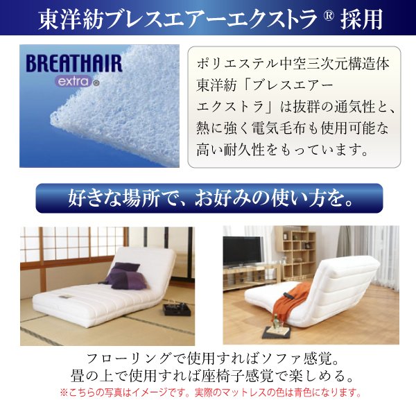 フランスベッド RP-2000BAE 電動リクライニングマットレス ルーパームーブ シングル S