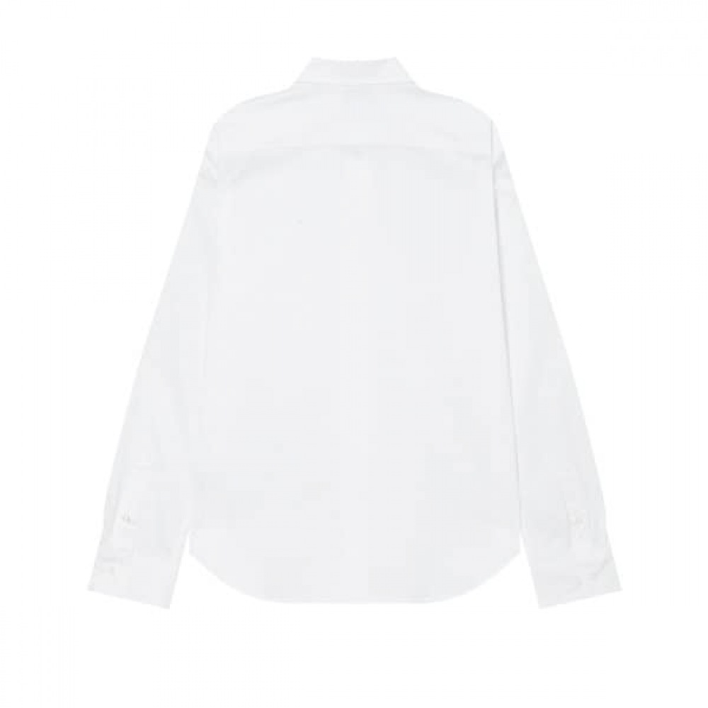 [24SS] [追加販売] [ベスト] ホワイトスリムフィットスパンソリッドシャイア HSSH4BC21WT