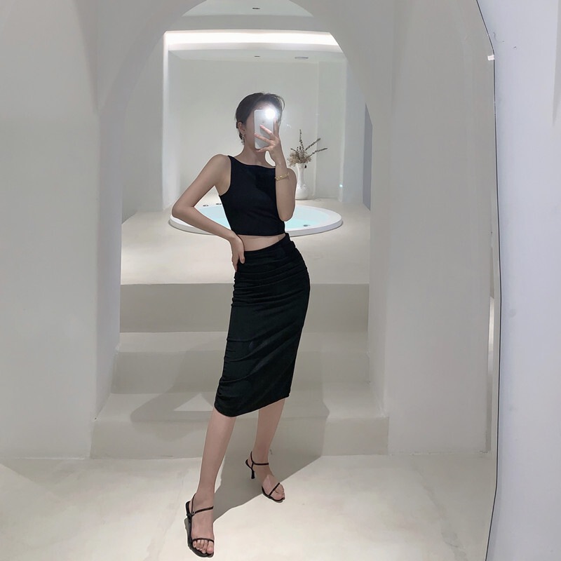 セットアップ レディース スカート タンクトップ プルオーバー クロップド丈 ミディアム丈 ノースリーブ ノースリ ラウンドネック ハイウエスト スリット バックスリット 伸縮性 上下セット セットアップ レディース スカート タンクトップ プルオーバー クロップド丈 ミディアム丈 ノースリーブ ノースリ ラウンドネック ハイウエスト スリット バックスリット 伸縮性 上下セット