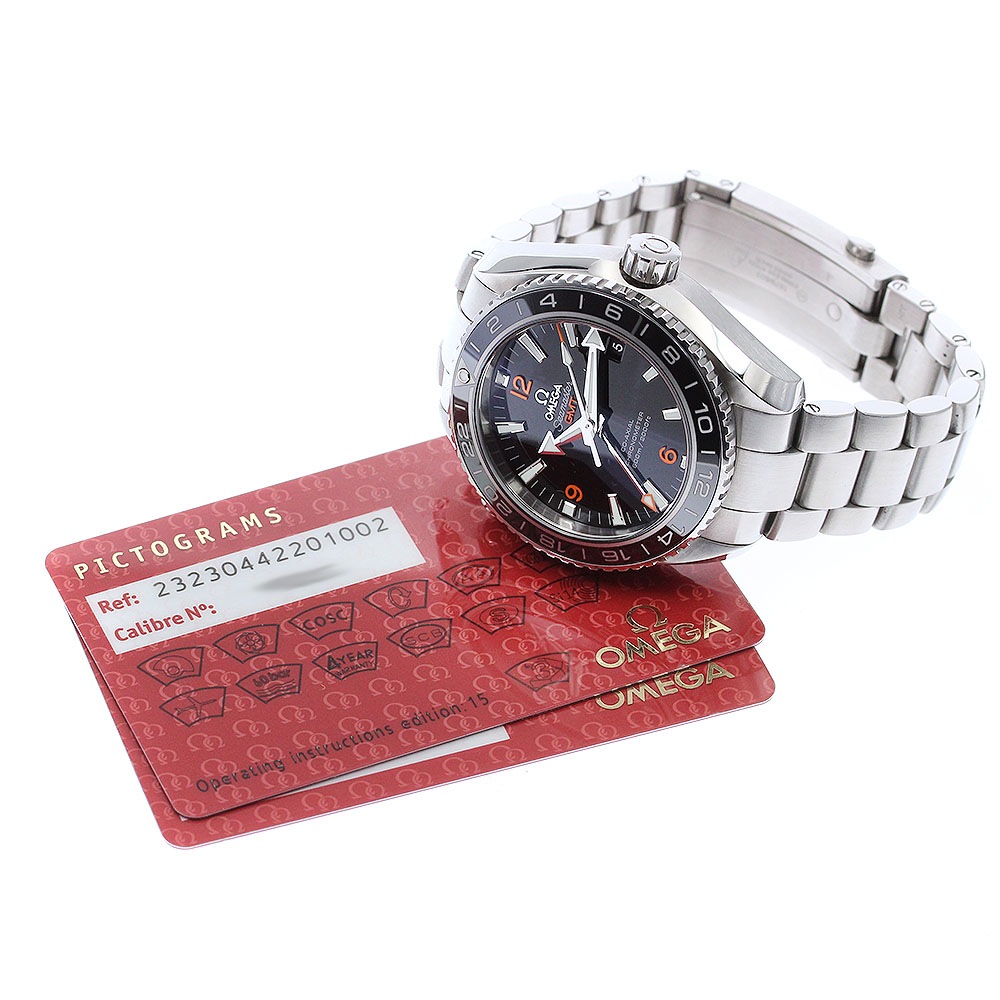 オメガ OMEGA 232.30.44.22.01.002 シーマスター プラネットオーシャン GMT 自動巻き メンズ 保証書付き_877481【中古】 オメガ OMEGA 232.30.44.22.01.002 シーマスター プラネットオーシャン GMT 自動巻き メンズ 保証書付き_877481【中古】