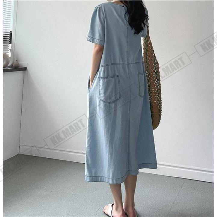 デニムワンピース ワンピース レディース 春 夏 半袖 カジュアル デニム ワンピース ミモレ丈 体型カバー 大きいサイズ ワンピ 可愛い おしゃれ デニムワンピース ワンピース レディース 春 夏 半袖 カジュアル デニム ワンピース ミモレ丈 体型カバー 大きいサイズ ワンピ 可愛い おしゃれ