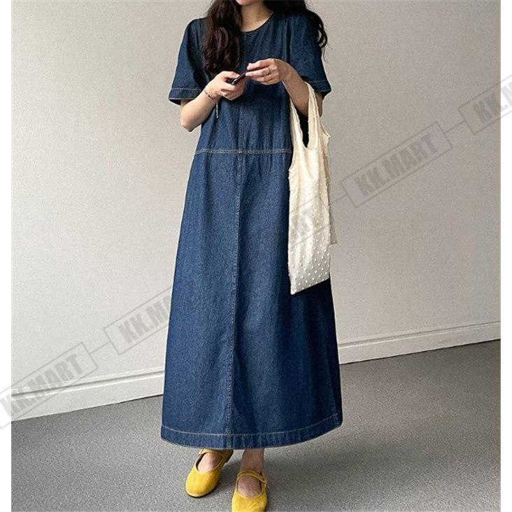 デニムワンピース ワンピース レディース 春 夏 半袖 カジュアル デニム ワンピース ミモレ丈 体型カバー 大きいサイズ ワンピ 可愛い おしゃれ デニムワンピース ワンピース レディース 春 夏 半袖 カジュアル デニム ワンピース ミモレ丈 体型カバー 大きいサイズ ワンピ 可愛い おしゃれ