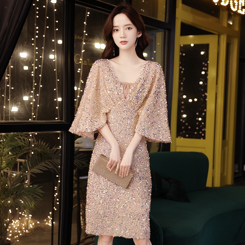 女性のための小さなドレス夏の気質ピンクバンケットパーティーバースデーパーティーホストドレスは通常着用できます 女性のための小さなドレス夏の気質ピンクバンケットパーティーバースデーパーティーホストドレスは通常着用できます