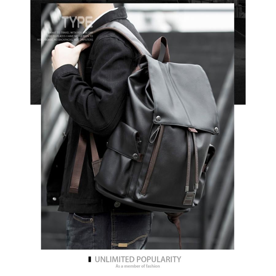 大容量PU革リュック バックパック メンズ レディース 兼用 カジュアルリュック USB充電ポート 156インチPCリュック ビジネスリュック 通勤 通学 出張 旅行 大容量PU革リュック バックパック メンズ レディース 兼用 カジュアルリュック USB充電ポート 156インチPCリュック ビジネスリュック 通勤 通学 出張 旅行