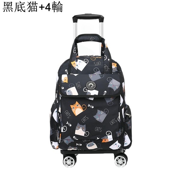 今日のイベント 新商品20%オフ リュックキャリー 大容量 キャスターバッグ ナイロン 防水 3way キャスター付き キャリーケース 手提げバッグ おしゃれ 学生 静音3枚購入で200円OFF