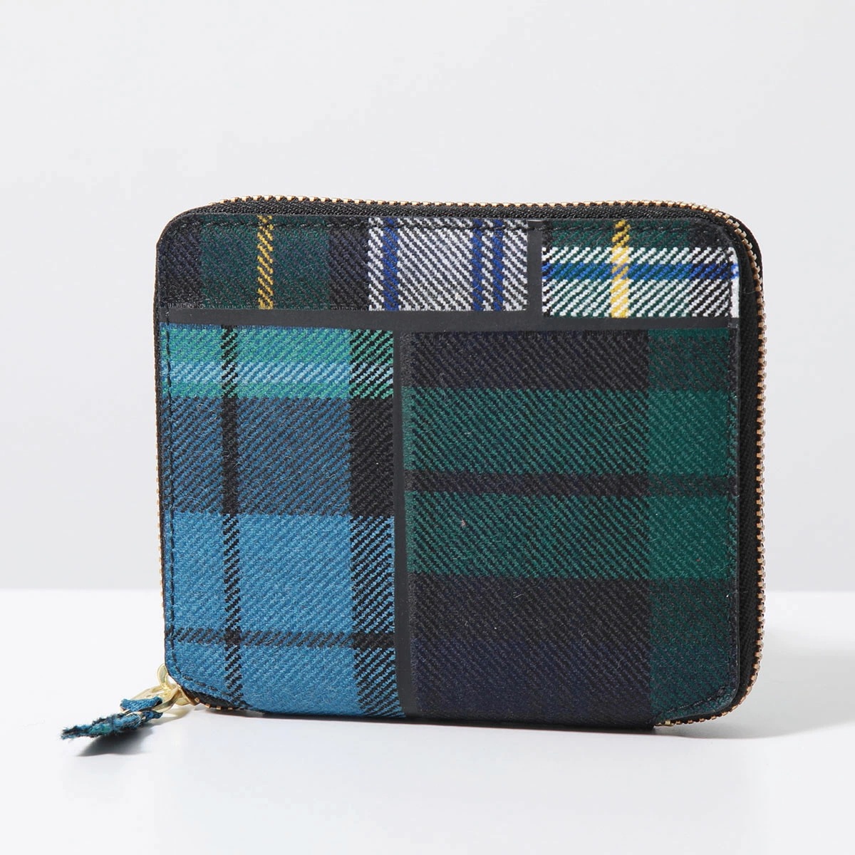 COMME des GARCONS コムデギャルソン 二つ折り財布 SA2100TP レディース ラウンドファスナー ミニ財布 タータンチェック カラー2色