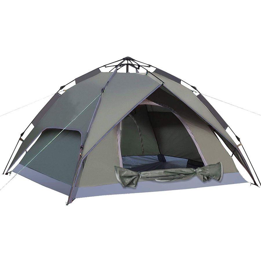 テント ワンタッチテント 4人用 2WAY テント 二重層 設営簡単 uv
