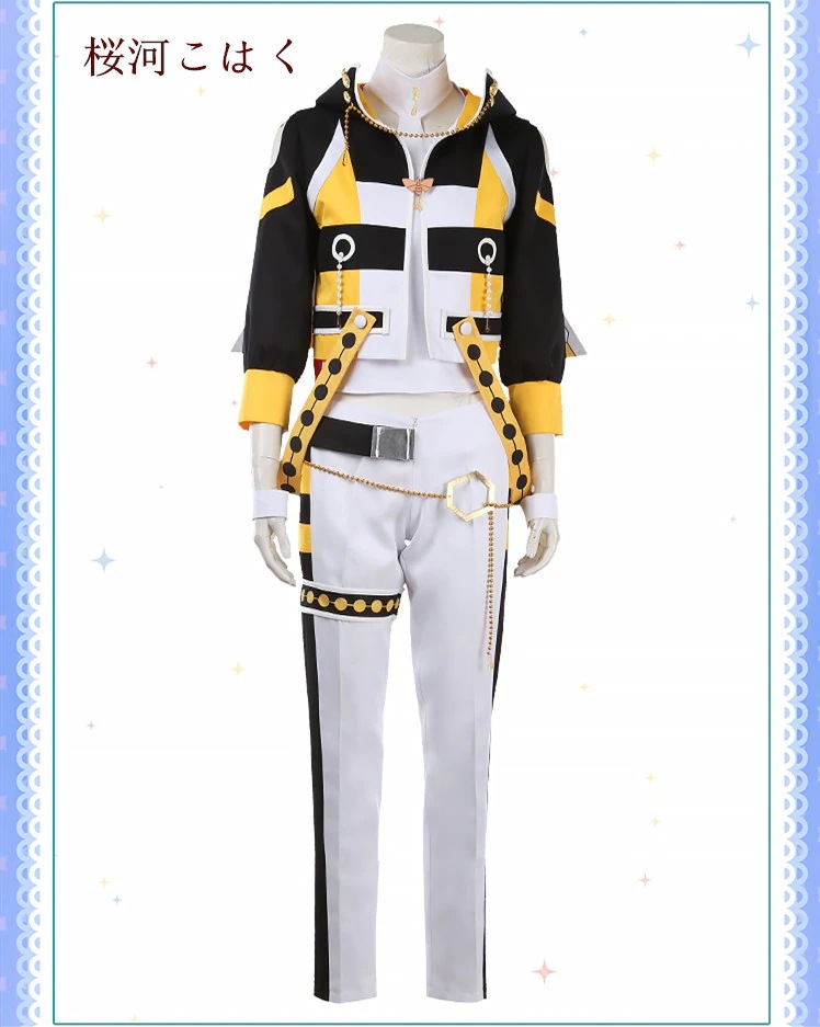 Ensemble Stars あんさんぶるスターズ 蜜蜂のリーダー 椎名 ニキ 天城 燐音 桜河こはく コスプレ衣装 コスチューム ハロウィン