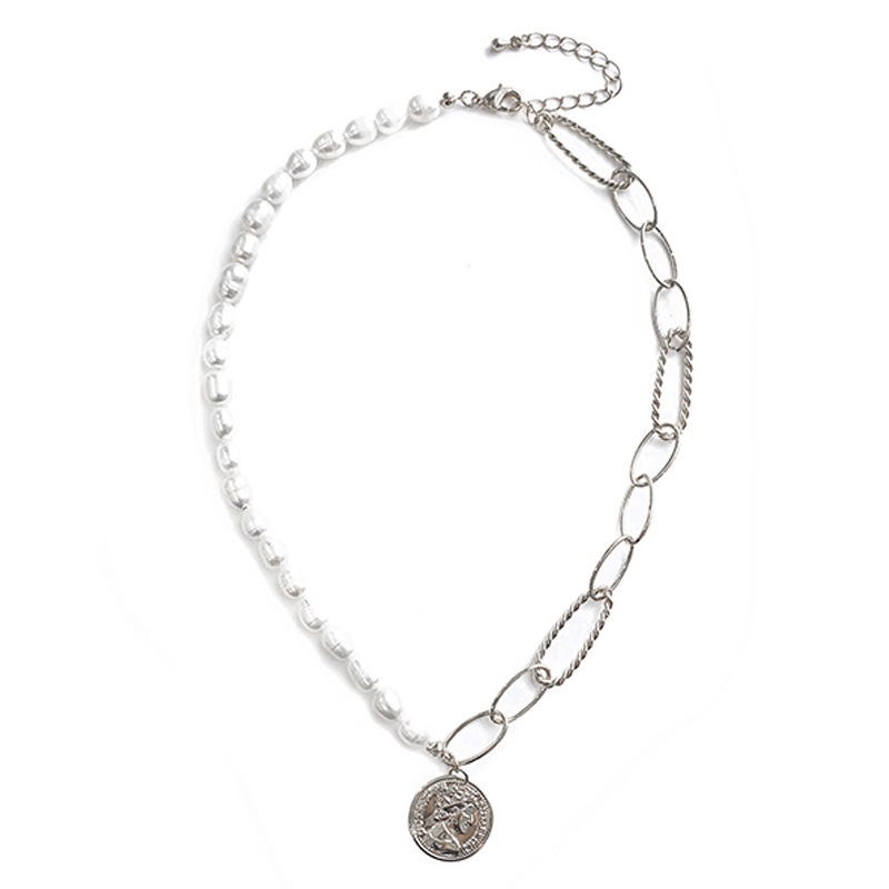 【EngBrox】kelly coin necklace (Gold / Silver) BLACKPINK着用 BLACKPINK着用 [ENGBROX] KELLY COIN NECKLACE