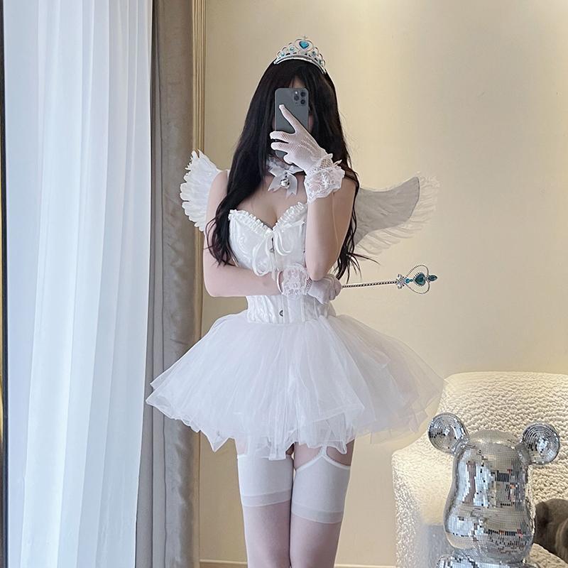 ハロウィン コスプレ コスプレ ハロウィ ハロウィン衣装 ハロウィン コスプレ大人 コスプレ 妖精 天使 悪魔 コスプレ衣装 コスプレメイド シェイプウェアベスト+パフスカート ハロウィン コスプレ コスプレ ハロウィ ハロウィン衣装 ハロウィン コスプレ大人 コスプレ 妖精 天使 悪魔 コスプレ衣装 コスプレメイド シェイプウェアベスト+パフスカート
