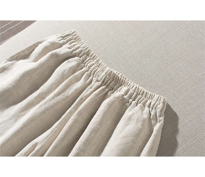 【急速出荷】リネンパンツ レディース バルーンパンツ イージーパンツ 麻100リネン100％ 全5色 フリーサイズ フレンチリネン ウェストゴム サイドポケット 涼しい 通気性 ゆったり 楽ちん 高見