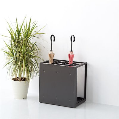 激安大特価 ds-2161366 : パネル傘立て/傘スタンド ブラック 傘3 : 家具・インテリア 人気最新品