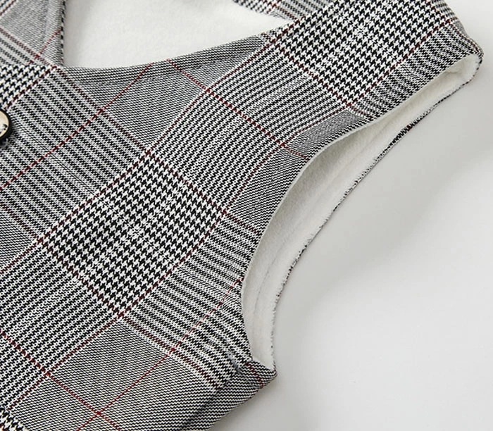 【赤字販売*速達】ベビー服 子供服 子供 セットアップ 4点セット 上下セット 裏起毛 厚手 防寒 保温 秋冬 ベビー キッズ 暖かい 入園式 卒園式 お宮参り 入学式 誕 結婚式 ストライプ セレ