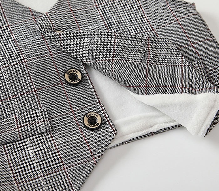 【赤字販売*速達】ベビー服 子供服 子供 セットアップ 4点セット 上下セット 裏起毛 厚手 防寒 保温 秋冬 ベビー キッズ 暖かい 入園式 卒園式 お宮参り 入学式 誕 結婚式 ストライプ セレ