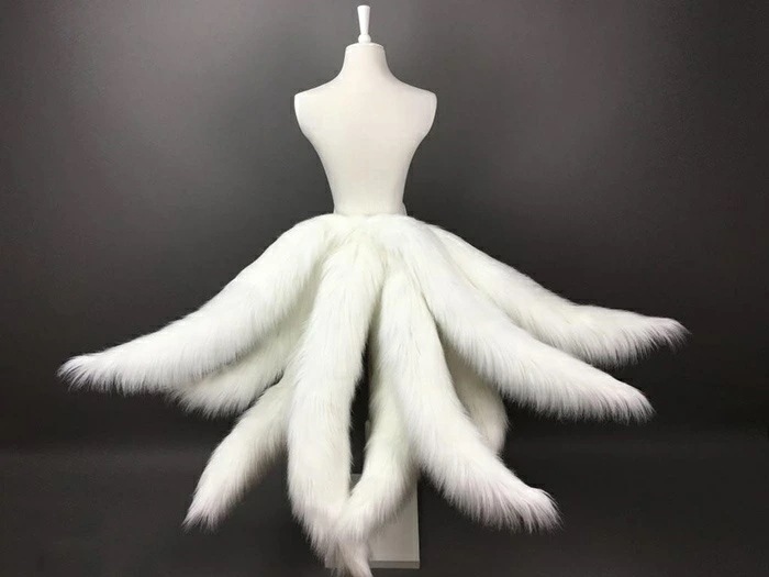 コスプレ道具 狐の尻尾 アニマル動物 ピンク ホワイト 九尾の狐 60cm 80cm 100cm 3タイプ モコモコ cosplay用 コスプレ ハロウィン パーティー COSPLAY コスチューム