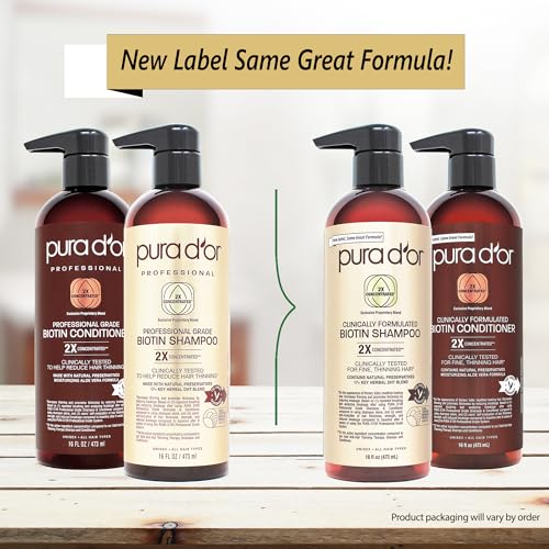 PURA D OR プロ仕様 薄毛予防 2倍濃縮成分 シャンプー&コンディショナー硫酸系化合物不使 PURA D OR プロ仕様 薄毛予防 2倍濃縮成分 シャンプー&コンディショナー硫酸系化合物不使