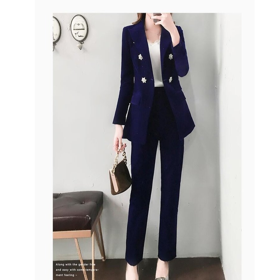 セレモニースーツ セットアップ レディースパンツスーツ 2点セット 発表会 女子会 参観日 七五三