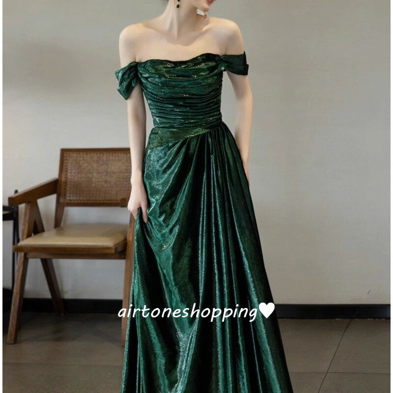 イブニングドレス 緑 オフショルダー ロングドレス 発表会ドレス グリーン オフショル キラキラドレス スパンコール パーティードレス オシャレ キレイめ S M L XL XXL イブニングドレス 緑 オフショルダー ロングドレス 発表会ドレス グリーン オフショル キラキラドレス スパンコール パーティードレス オシャレ キレイめ S M L XL XXL