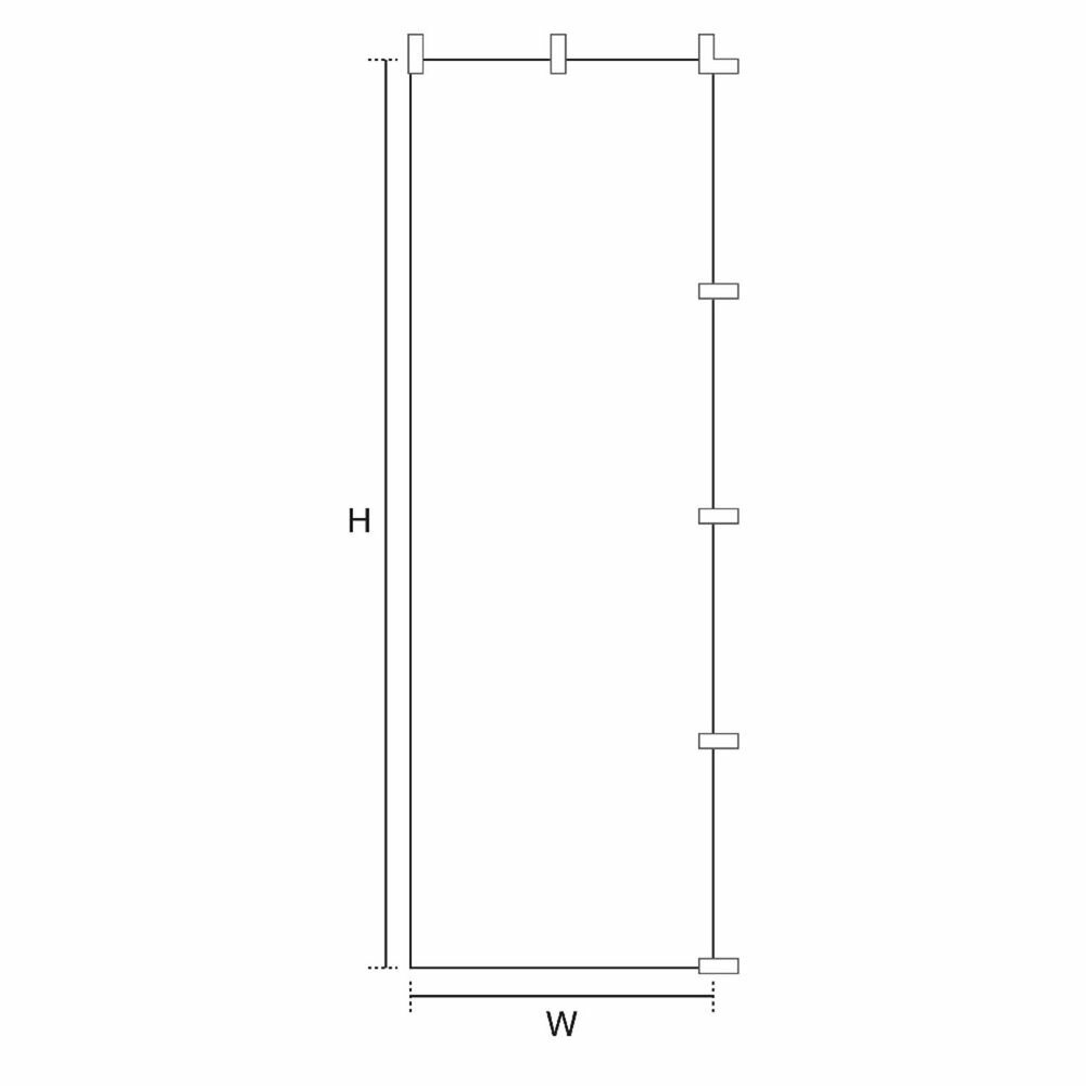 （まとめ買い）ササガワ 白無地 のぼり 旗 1枚入 40-7235 [x3]