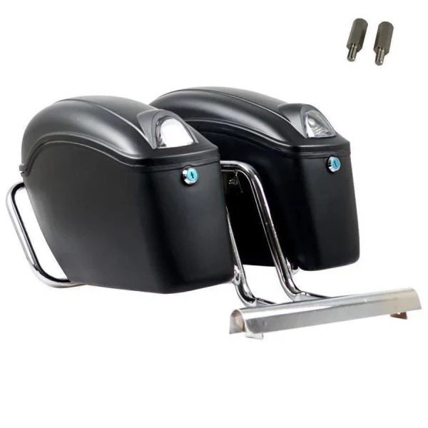 バイク用 サイドバッグ ハード 左右セット/型崩れしない サイドバック ハードタイプ サイドボックス バイクボックス K8-01 生活用品 インテリア 雑貨 バイク用品