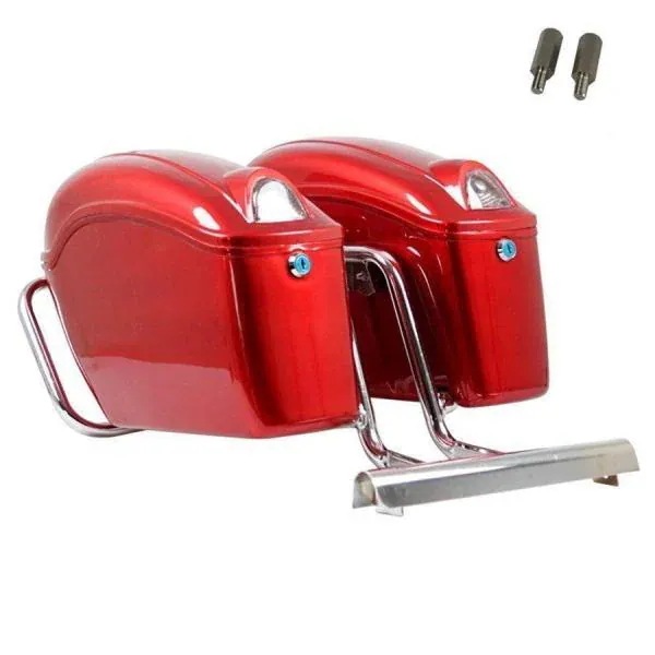 バイク用 サイドバッグ ハード 左右セット/型崩れしない サイドバック ハードタイプ サイドボックス バイクボックス K8-01 生活用品 インテリア 雑貨 バイク用品