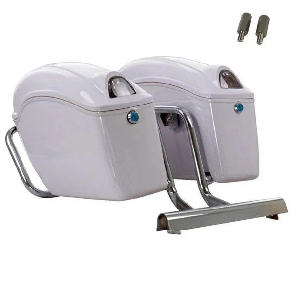 バイク用 サイドバッグ ハード 左右セット/型崩れしない サイドバック ハードタイプ サイドボックス バイクボックス K8-01 生活用品 インテリア 雑貨 バイク用品