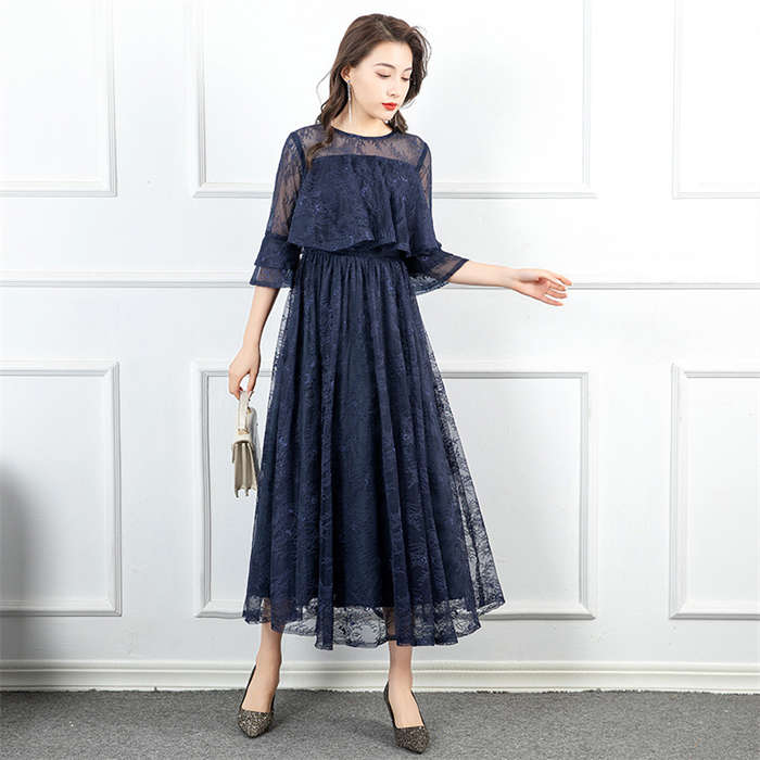 パーティードレス 結婚式 服装 ドレス ワンピース レースワンピース レースドレス 40代 20代