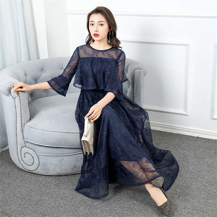 パーティードレス 結婚式 服装 ドレス ワンピース レースワンピース レースドレス 40代 20代