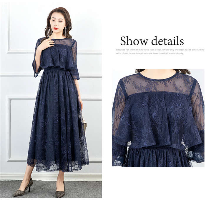 パーティードレス 結婚式 服装 ドレス ワンピース レースワンピース レースドレス 40代 20代