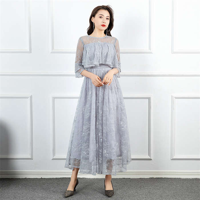 パーティードレス 結婚式 服装 ドレス ワンピース レースワンピース レースドレス 40代 20代