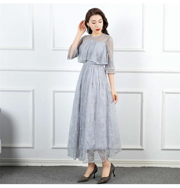 パーティードレス 結婚式 服装 ドレス ワンピース レースワンピース レースドレス 40代 20代