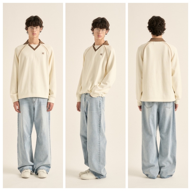 【SATUR】 LAUSANNE SWEATSHIRT : 4COLORS