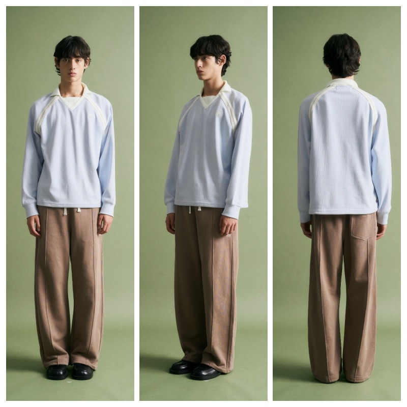 【SATUR】 LAUSANNE SWEATSHIRT : 4COLORS